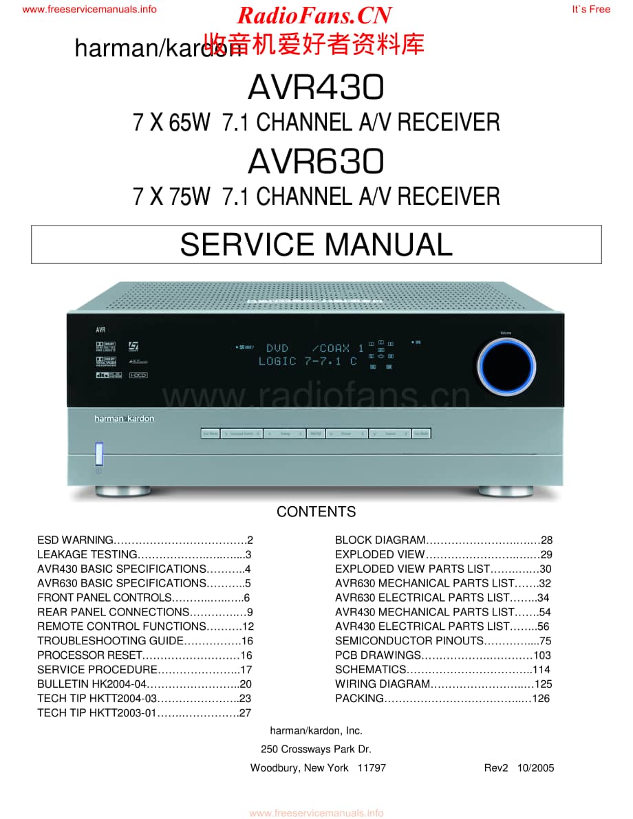 HarmanKardon-AVR430-avr-sm维修电路原理图.pdf_第1页