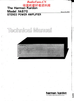 HarmanKardon-870-pwr-sm维修电路原理图.pdf