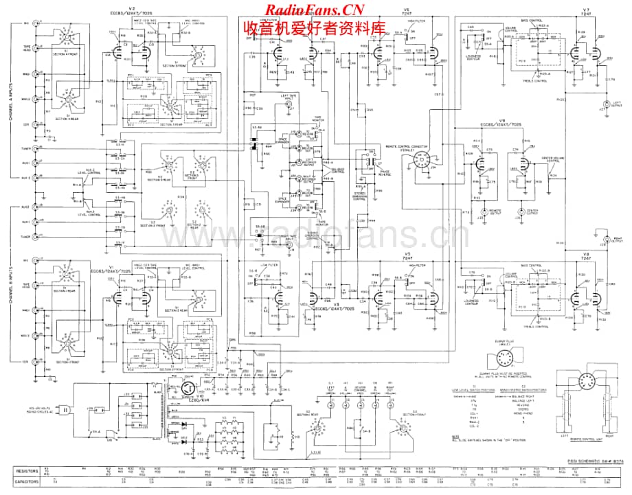 Fisher-400CX-rec-sch维修电路原理图.pdf_第1页