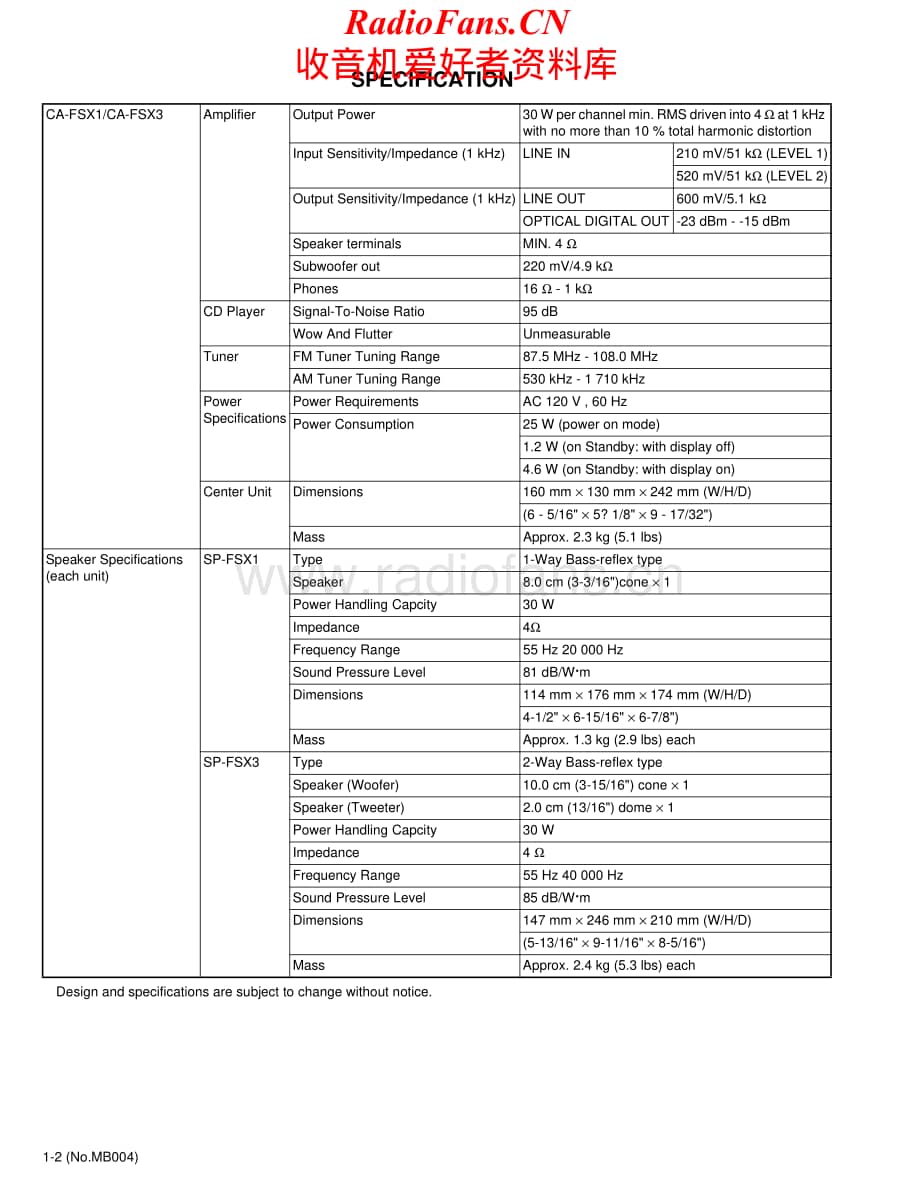 JVC-FSX1-cs-sm维修电路原理图.pdf_第2页