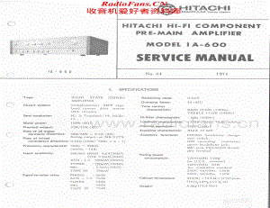 Hitachi-IA600-int-sm维修电路原理图.pdf