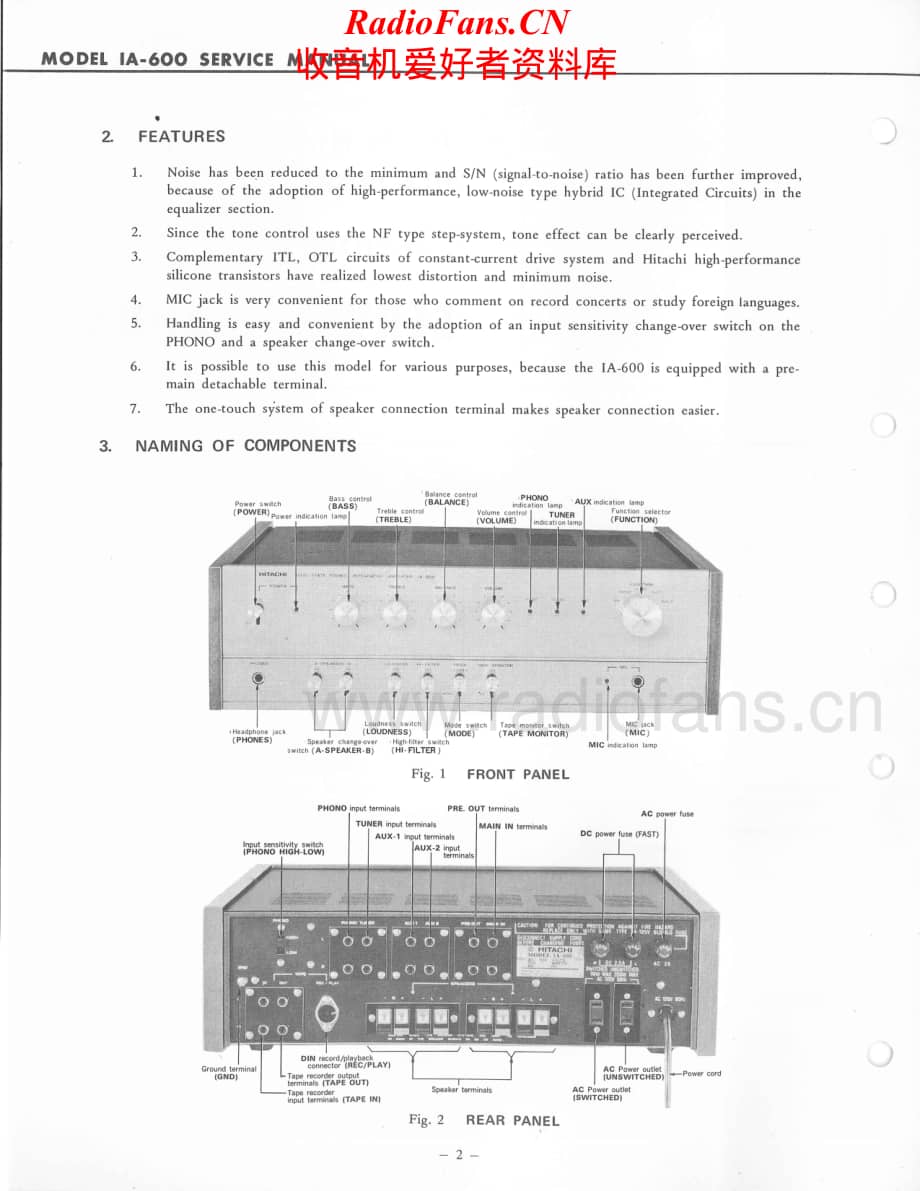 Hitachi-IA600-int-sm维修电路原理图.pdf_第2页