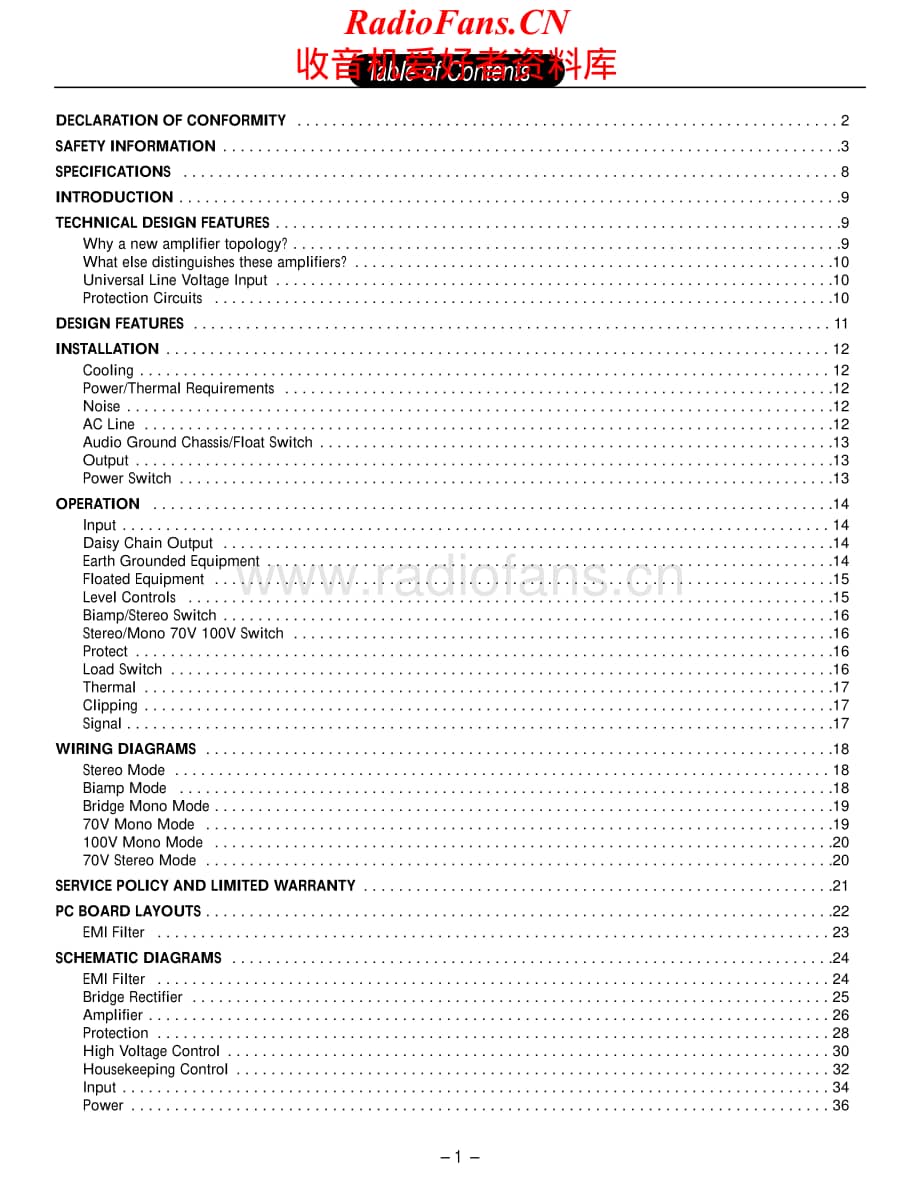 Hafler-2600-pwr-sm维修电路原理图.pdf_第3页