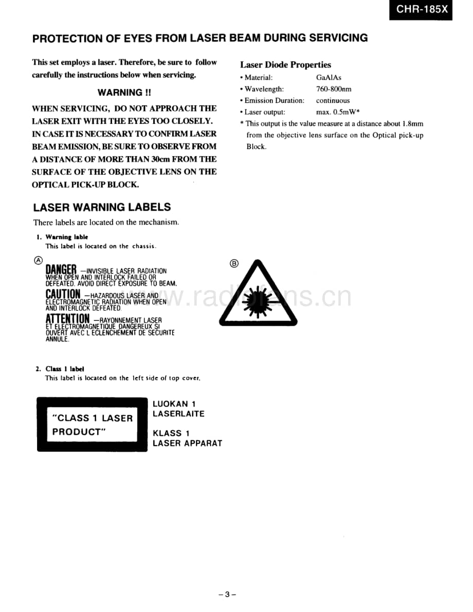 Onkyo-CR185X-rec-sm维修电路原理图.pdf_第3页