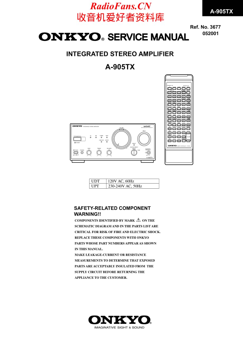 Onkyo-A905TX-int-sm维修电路原理图.pdf_第1页