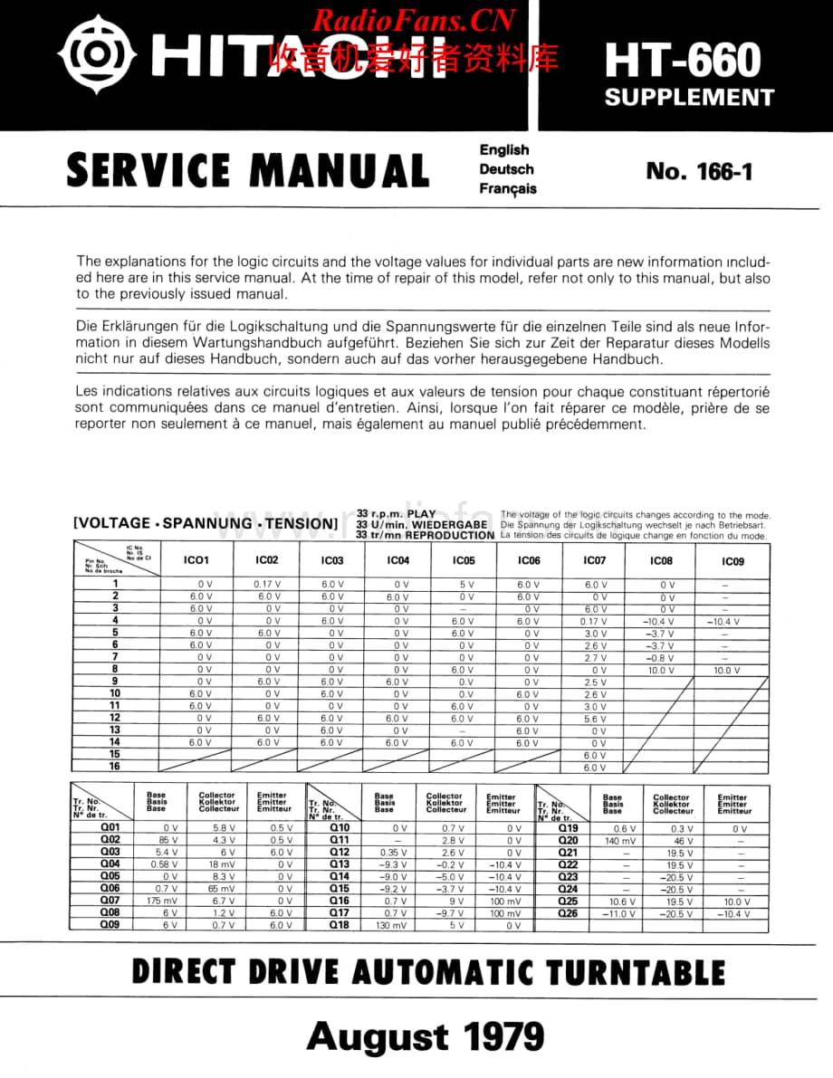 Hitachi-HT660-tt-sms维修电路原理图.pdf_第1页