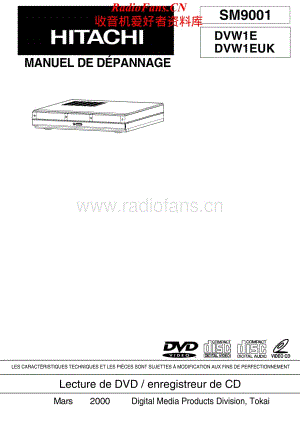 Hitachi-DVW1E-cd-sm维修电路原理图.pdf