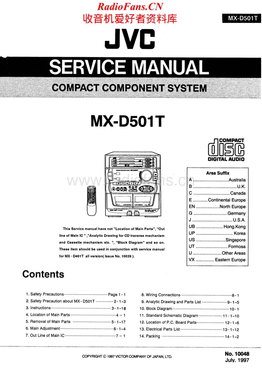 JVC-MXD501T-cs-sm维修电路原理图.pdf_第1页