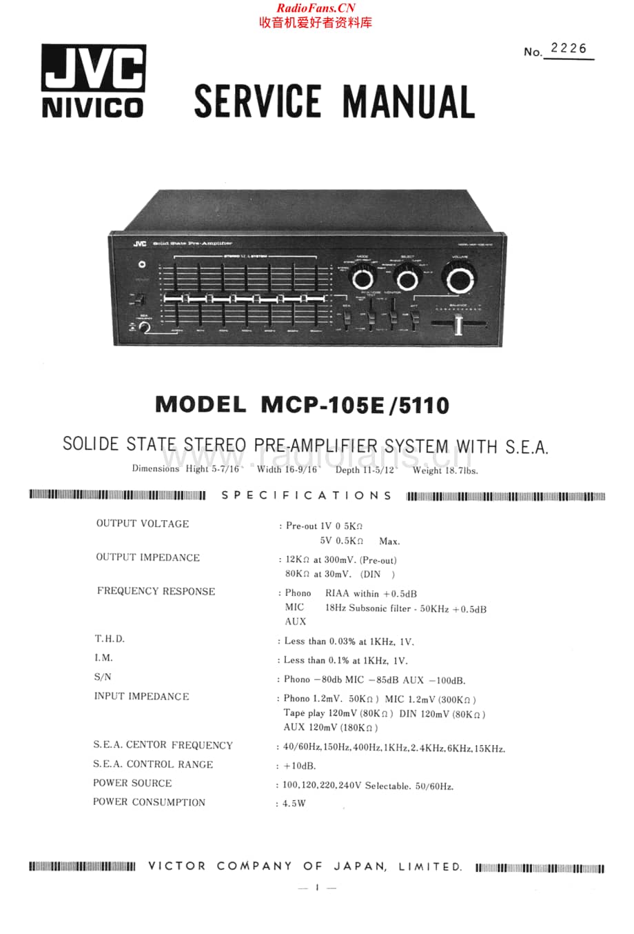 JVC-MCP105E-pre-sm维修电路原理图.pdf_第1页