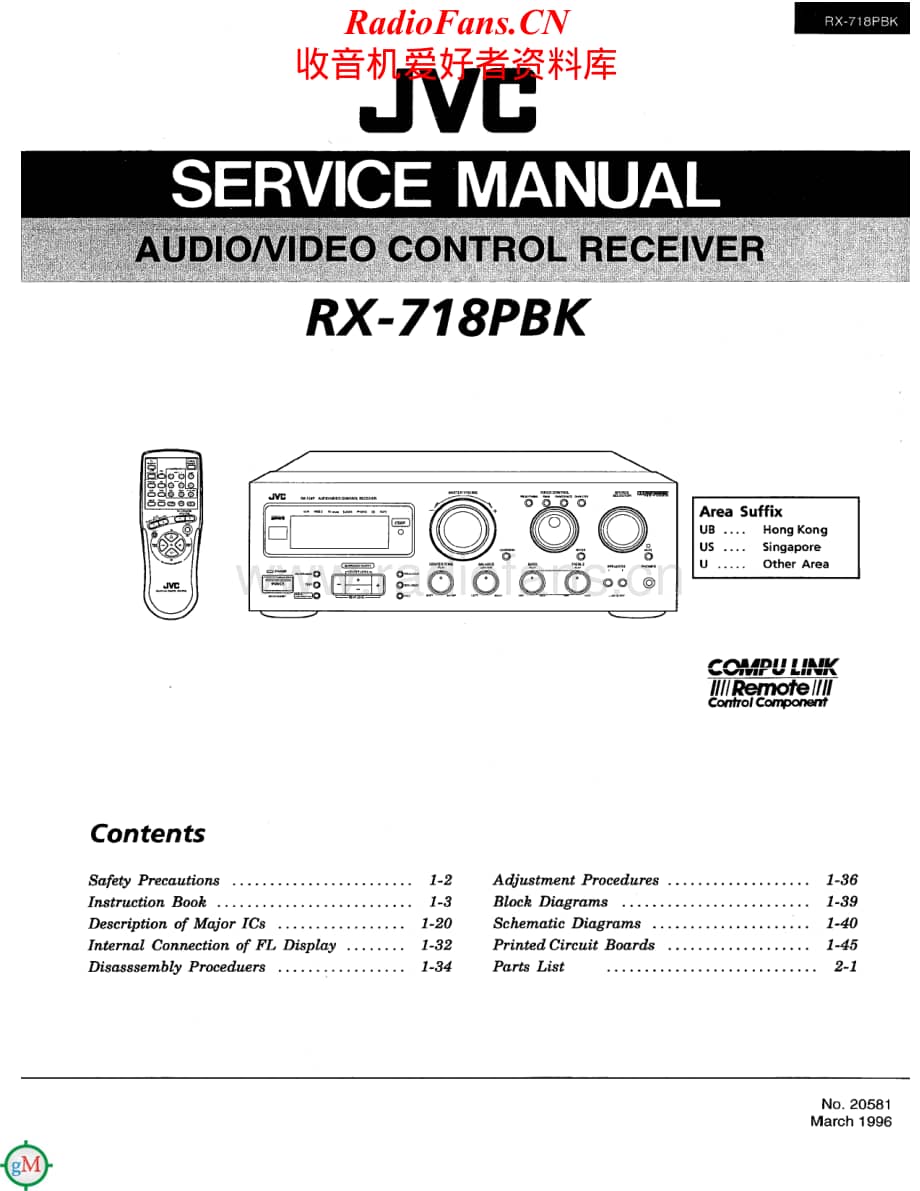 JVC-RX718PBK-avr-sm维修电路原理图.pdf_第1页