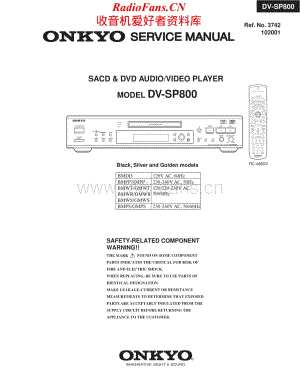Onkyo-DVSP800-cd-sm维修电路原理图.pdf