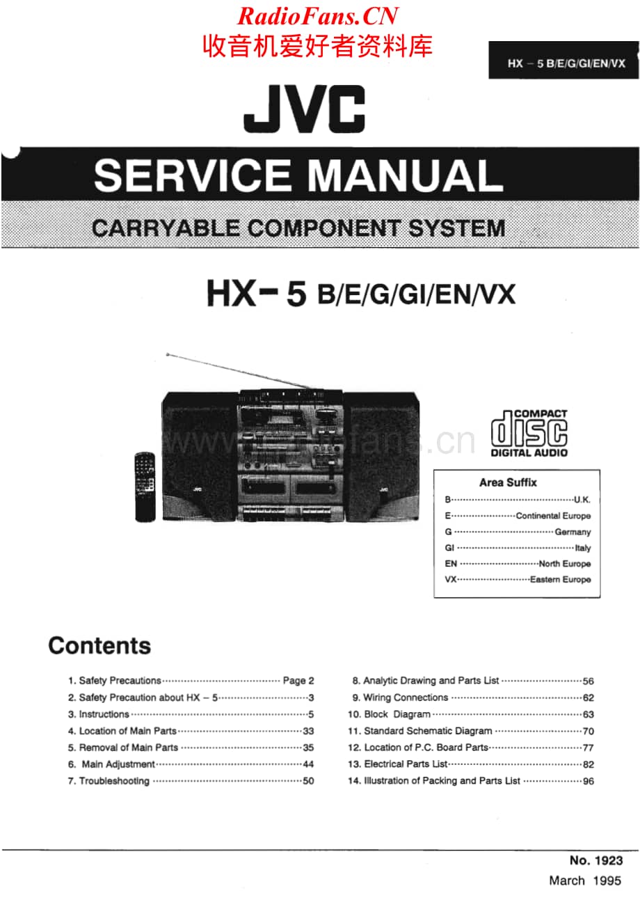 JVC-HX5-cs-sm维修电路原理图.pdf_第1页