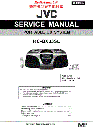 JVC-RCBX33SL-cs-sch维修电路原理图.pdf