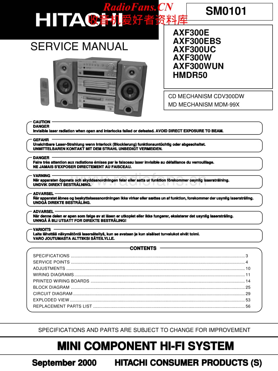 Hitachi-HMDR50-mc-sm维修电路原理图.pdf_第1页