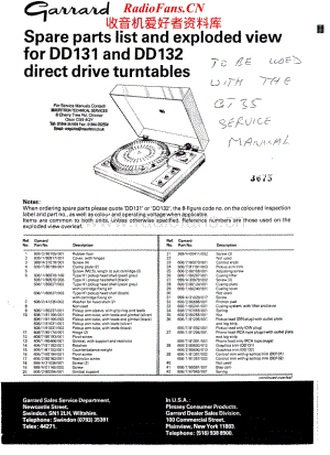 Garrard-DD131-tt-sm维修电路原理图.pdf