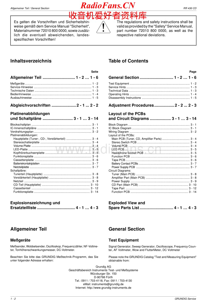 Grundig-RR430CD-tr-sm维修电路原理图.pdf_第2页