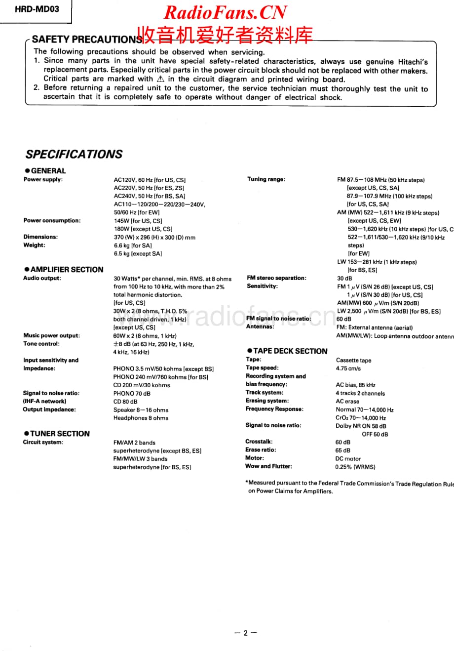 Hitachi-HRDMD03-mc-sm维修电路原理图.pdf_第2页