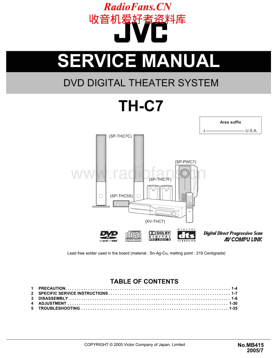 JVC-THC7-ddcs-sm维修电路原理图.pdf_第1页