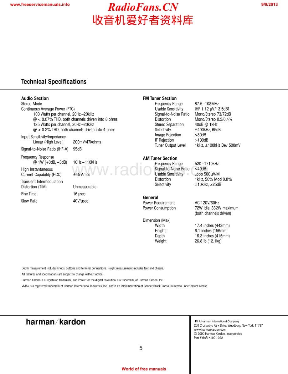 HarmanKardon-3470-rec-sm维修电路原理图.pdf_第3页