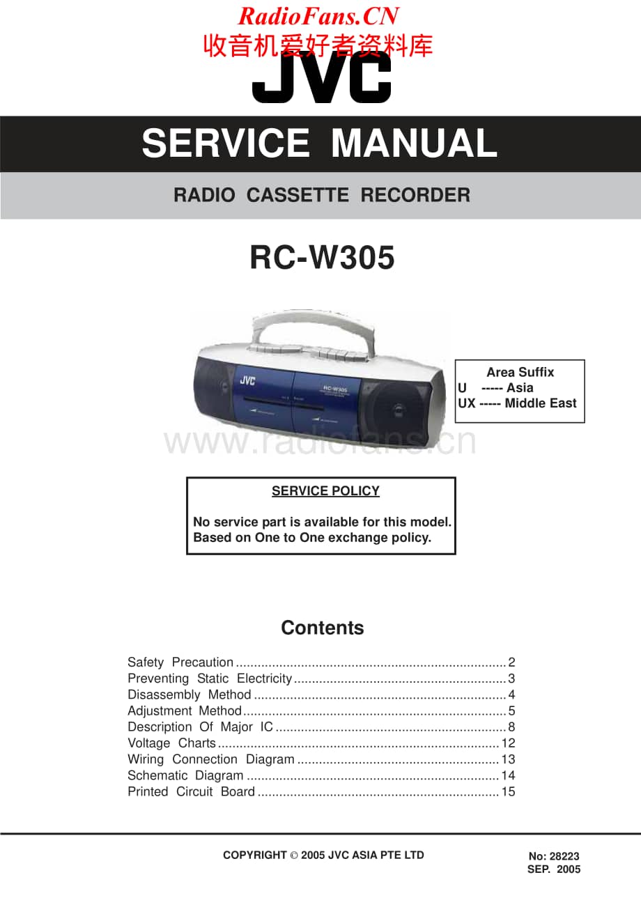 JVC-RCW305-cs-sch维修电路原理图.pdf_第1页