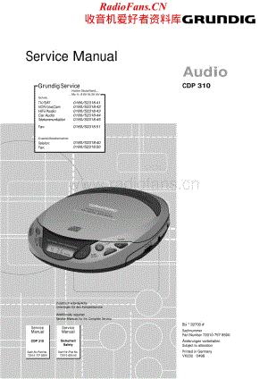 Grundig-CDP310-dm-sm维修电路原理图.pdf