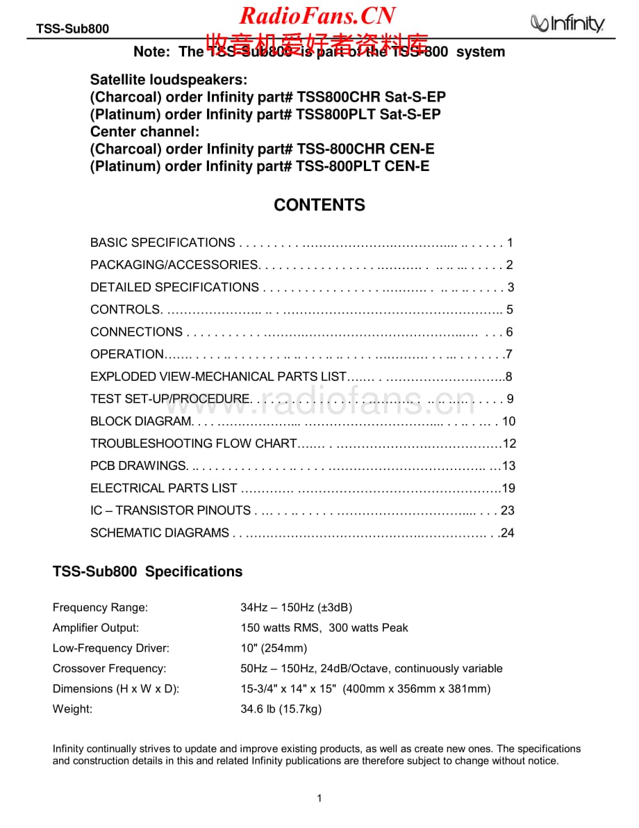 Infinity-TSS800-ps-sm维修电路原理图.pdf_第2页