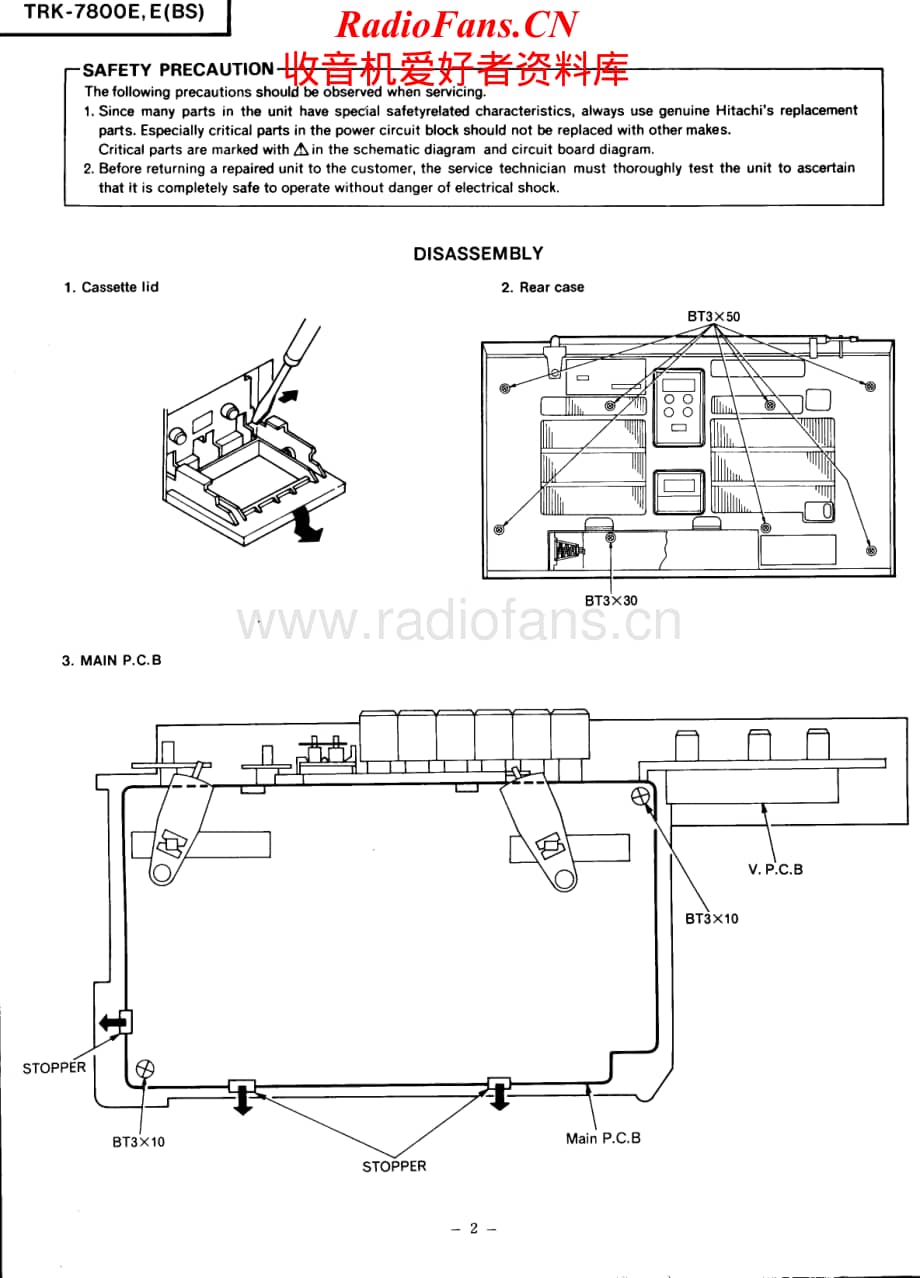 Hitachi-TRK7800E-pr-sm维修电路原理图.pdf_第2页