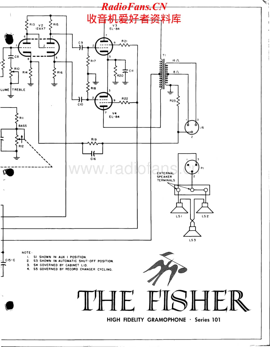 Fisher-Series101-rec-sm维修电路原理图.pdf_第3页