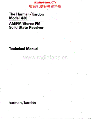 HarmanKardon-430-rec-sm维修电路原理图.pdf