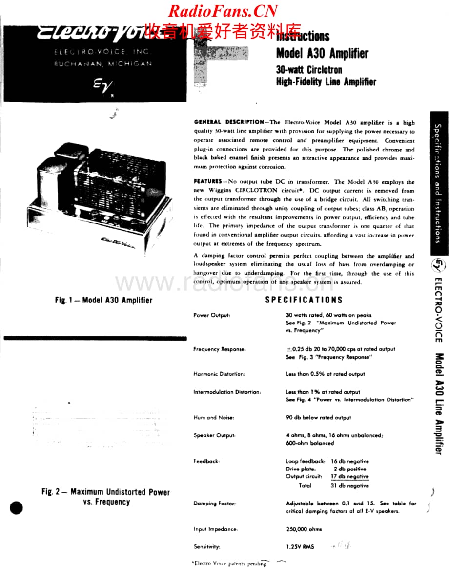 ElectroVoice-A30-pwr-sm维修电路原理图.pdf_第1页