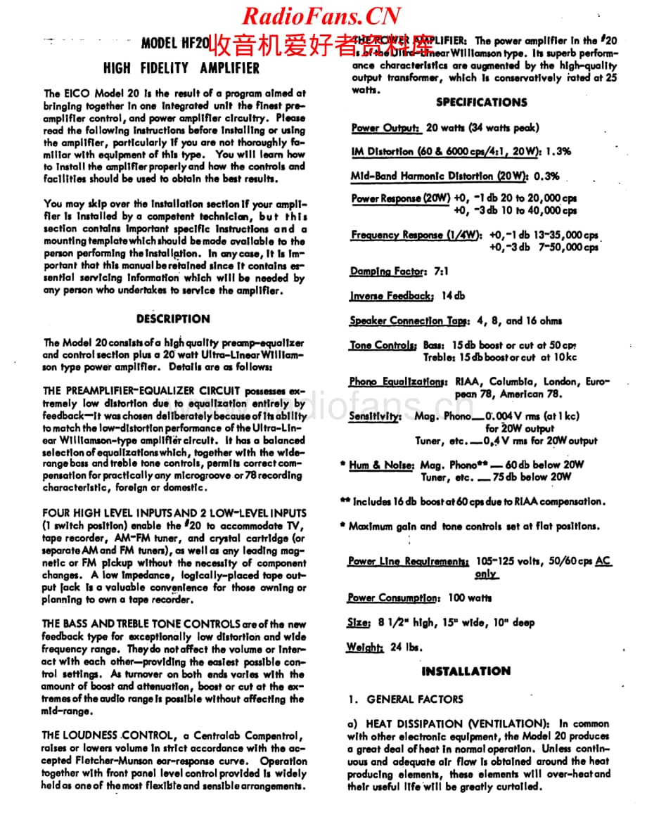 Eico-HF20-int-sch维修电路原理图.pdf_第2页