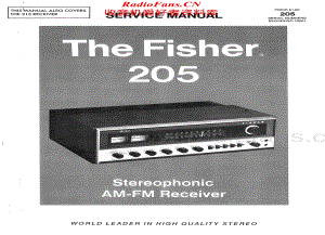 Fisher-205-rec-sm维修电路原理图.pdf