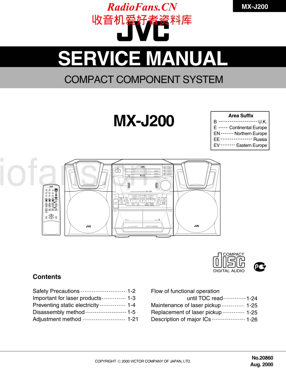 JVC-MXJ200-cs-sm维修电路原理图.pdf_第1页