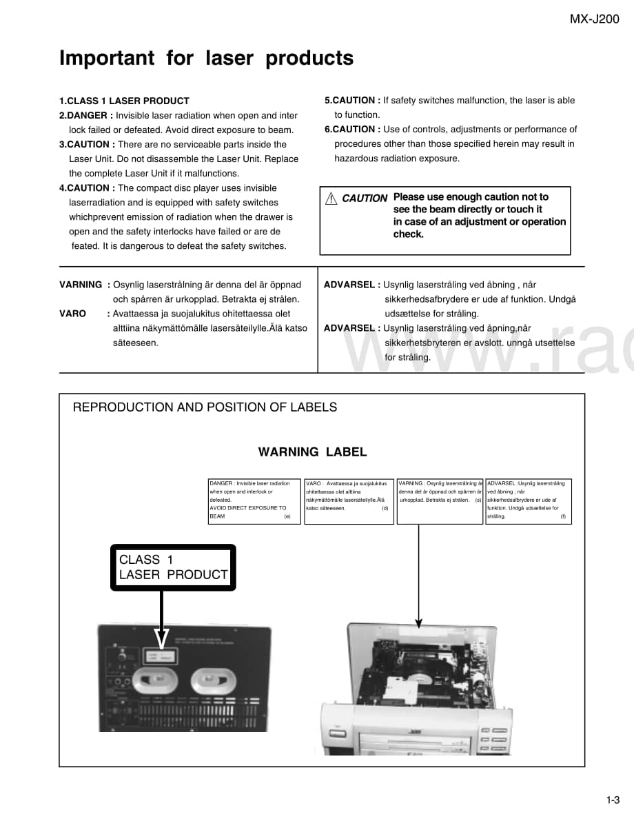 JVC-MXJ200-cs-sm维修电路原理图.pdf_第3页