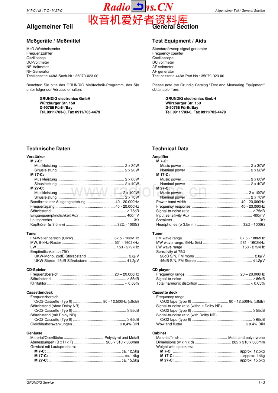 Grundig-M27C-mc-sm维修电路原理图.pdf_第3页