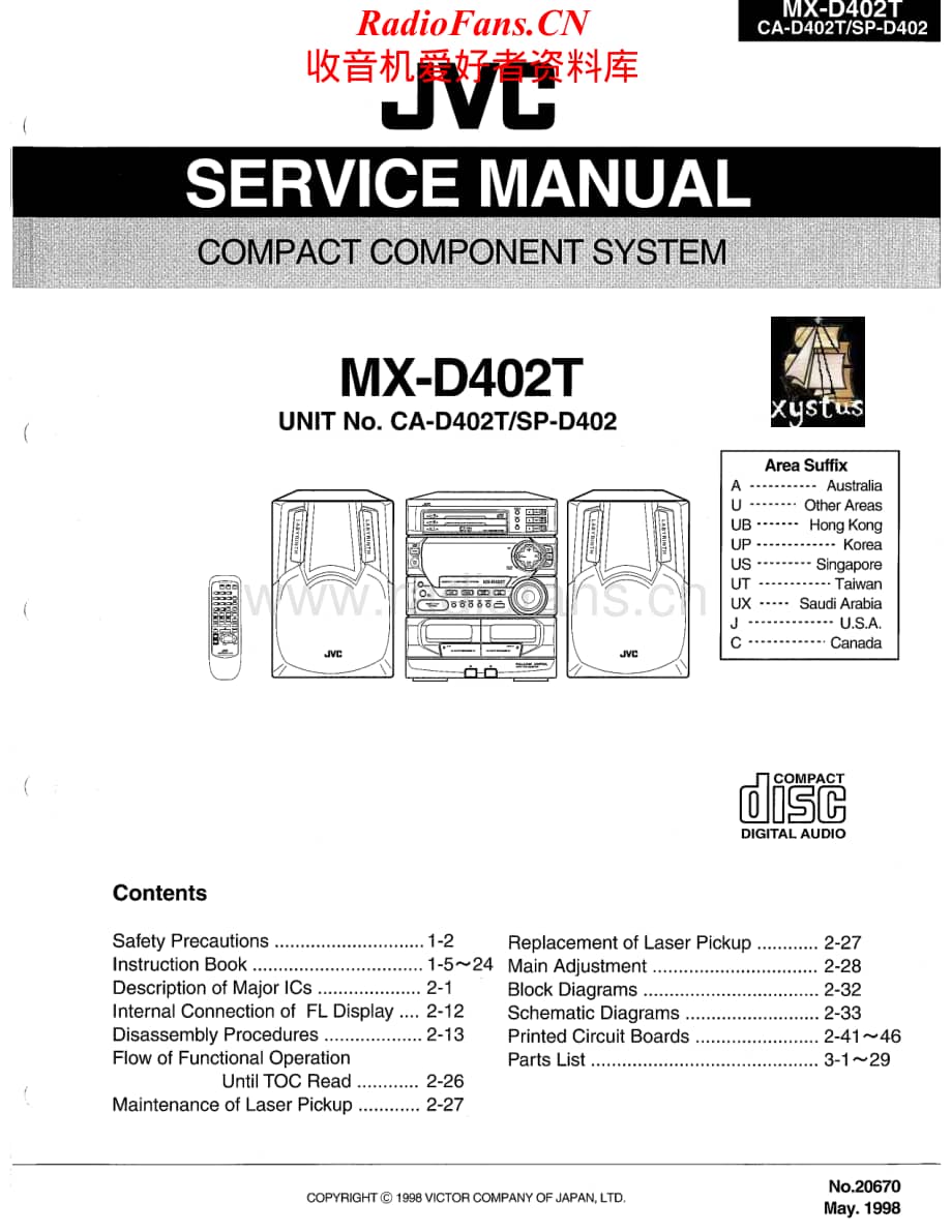 JVC-MXD402T-cs-sm维修电路原理图.pdf_第1页