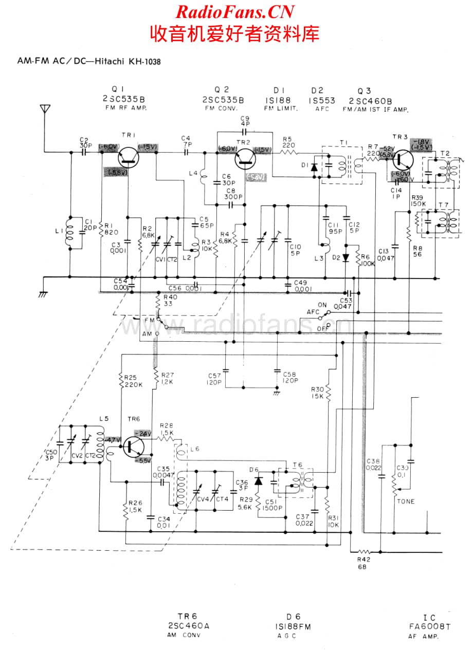 Hitachi-KH1038-pr-sch维修电路原理图.pdf_第1页