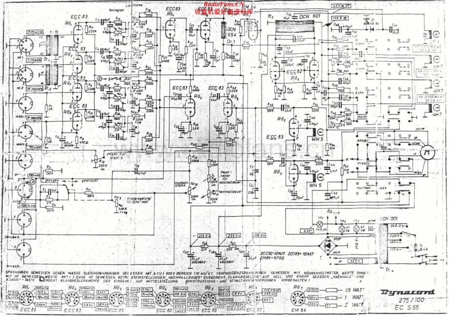 Dynacord-EchocordECS65-pwr-sch维修电路原理图.pdf_第1页