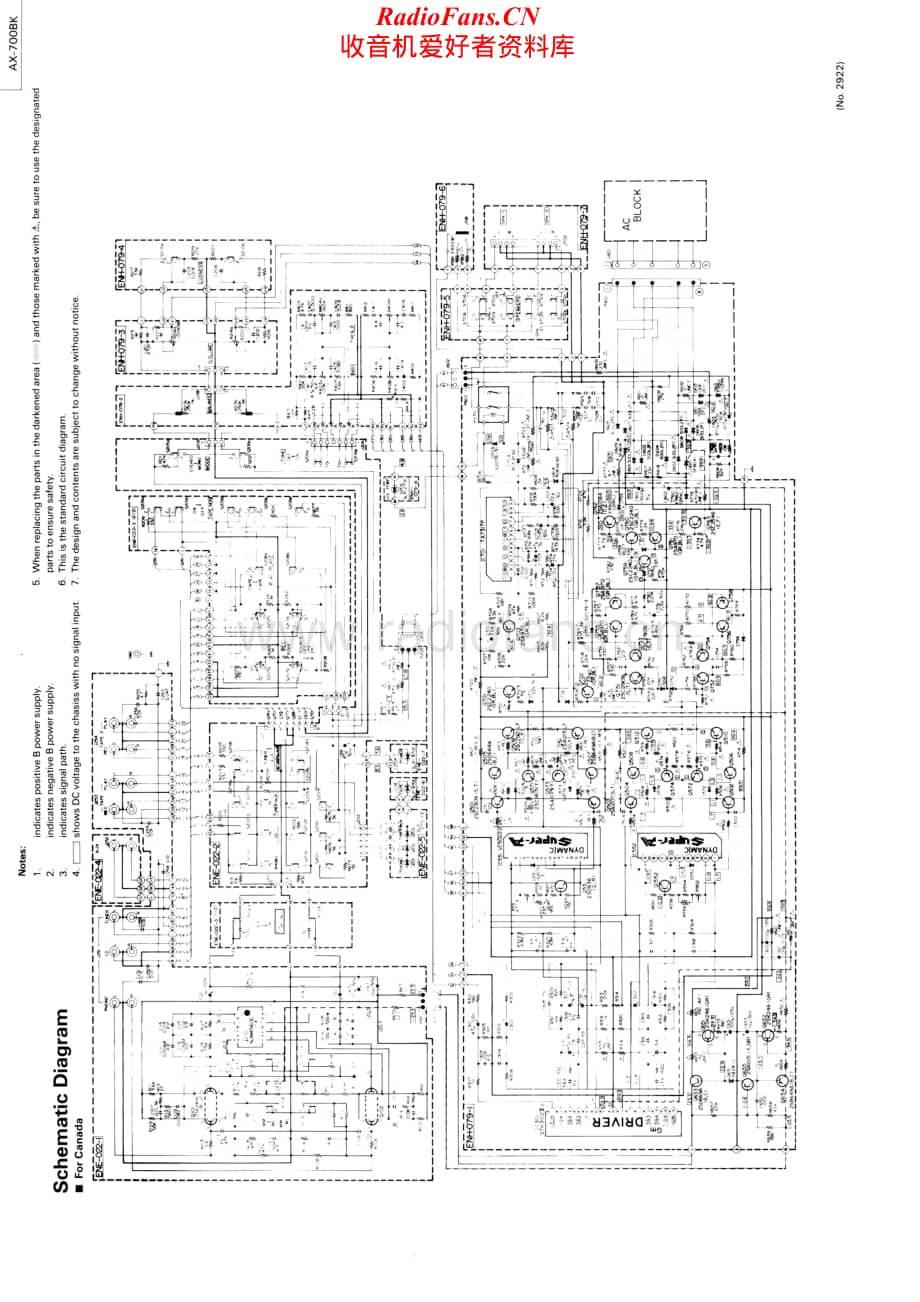 JVC-AX700BK-int-sch维修电路原理图.pdf_第1页