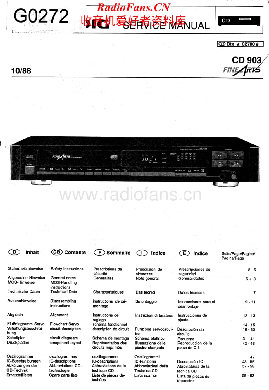 Grundig-CD903-cd-sch维修电路原理图.pdf_第1页