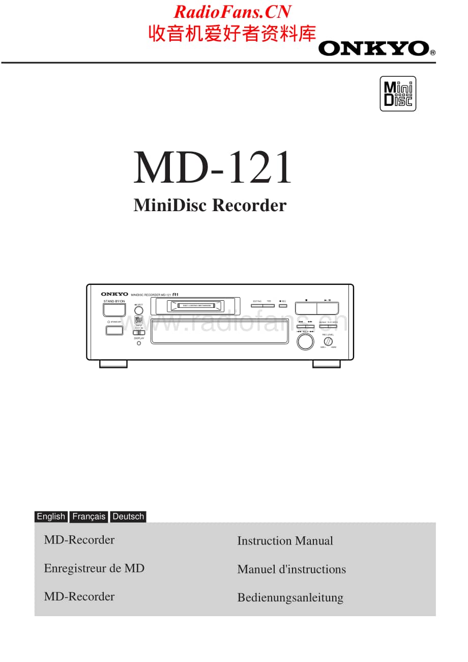 Onkyo-MD121-md-sm维修电路原理图.pdf_第1页