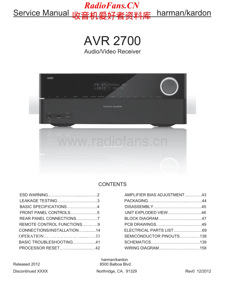 HarmanKardon-AVR2700-avr-sm维修电路原理图.pdf_第1页