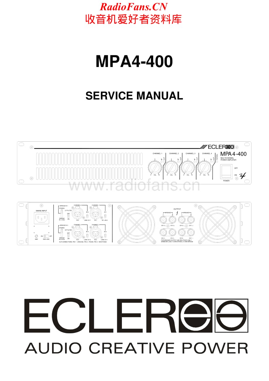 Ecler-MPA4.400-pwr-sm维修电路原理图.pdf_第1页