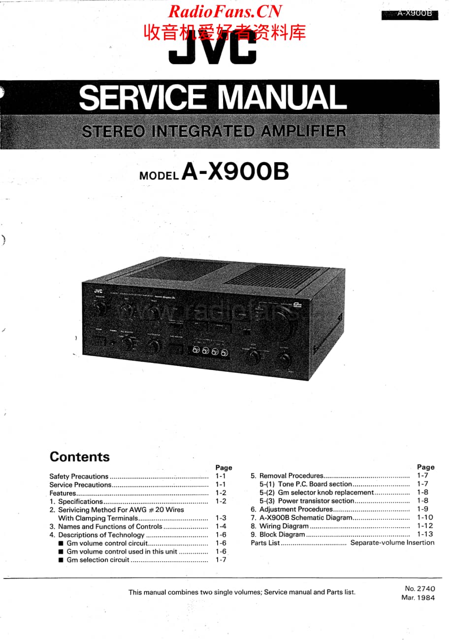 JVC-AX900B-int-sch维修电路原理图.pdf_第1页