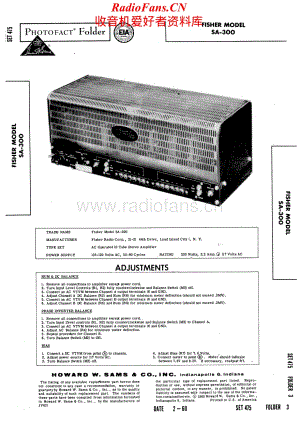 Fisher-SA300-pwr-sm维修电路原理图.pdf