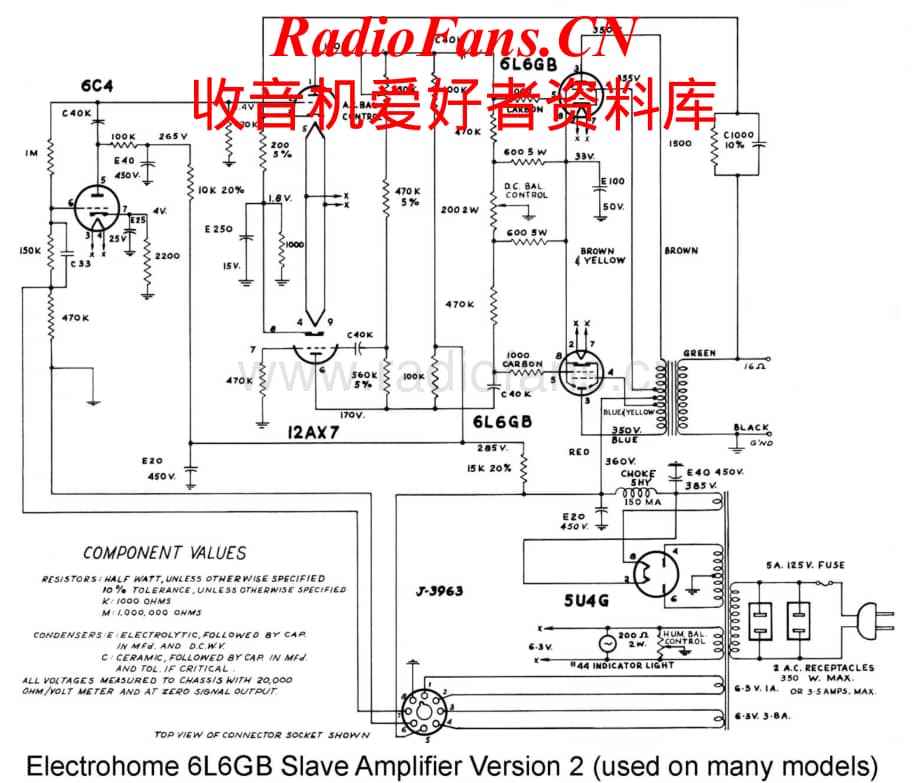 ElectroHarmonix-6L6GB-pwr-sch维修电路原理图.pdf_第1页