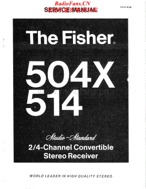 Fisher-514-rec-sm维修电路原理图.pdf