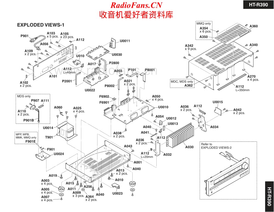 Onkyo-HTR390-avr-sm维修电路原理图.pdf_第2页