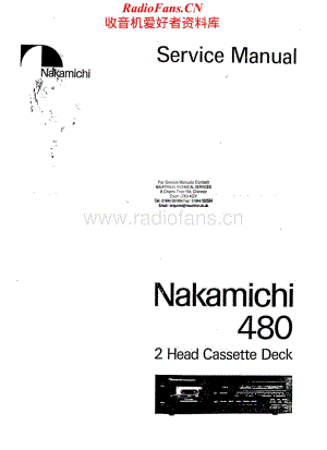 Nakamichi-480-tape-sm维修电路原理图.pdf