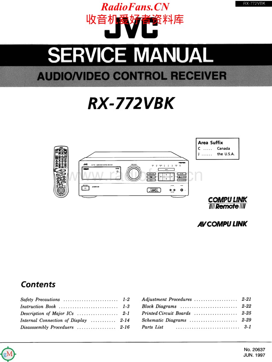 JVC-RX772VBK-avr-sm维修电路原理图.pdf_第1页